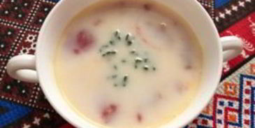 молочный суп с томатами