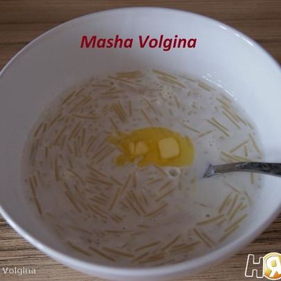 Молочный суп с вермишелью