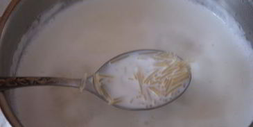 молочный суп с вермишелью