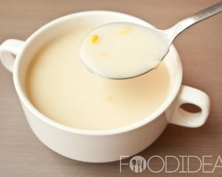 Молочный суп с яйцом