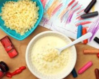 Молочный суп со звездочками