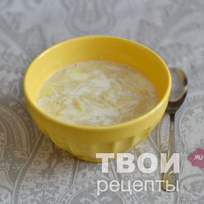 Молочный суп в мультиварке