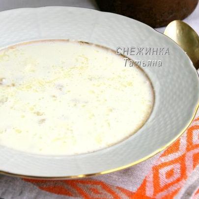 Молочный суп Затирка