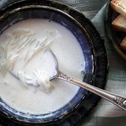 Молочный вермишелевый суп