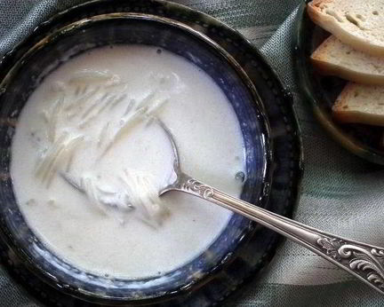 Молочный вермишелевый суп