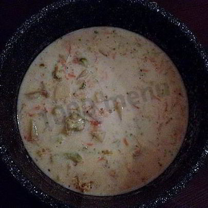 Овощной молочный суп