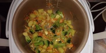 овощной молочный суп