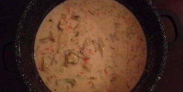 овощной молочный суп