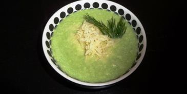 сырно-молочный суп с брокколи