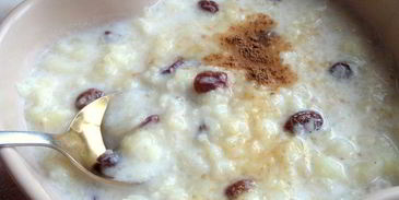 ванильно-молочный суп с кускусом