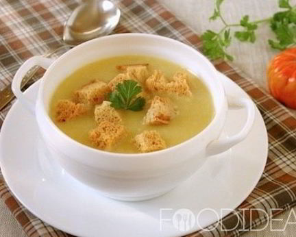 Вкусный молочный суп