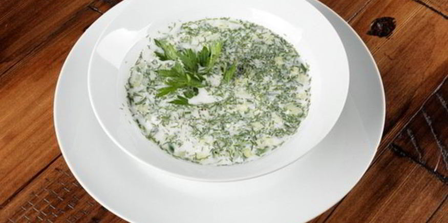 Рецепт диетической окрошки