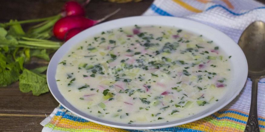 Рецепт классической окрошки на квасе