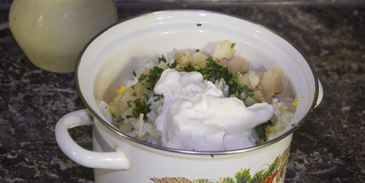 классическая окрошка на квасе