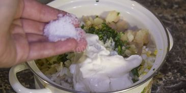 классическая окрошка на квасе