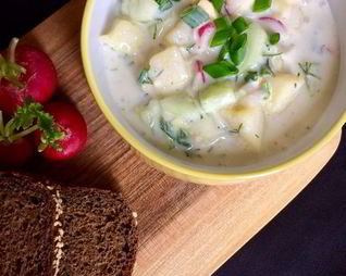 Окрошка на айране