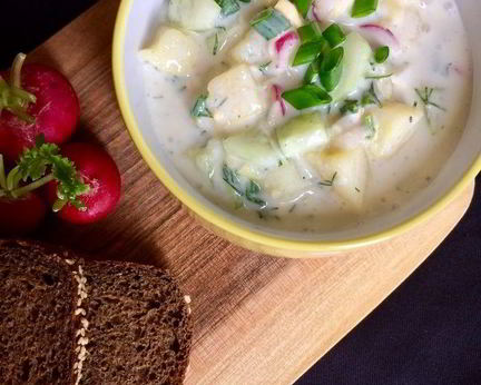 Окрошка на айране