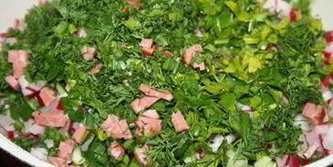 окрошка на белом квасе