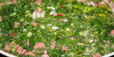 окрошка на белом квасе