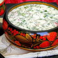 Рецепт Окрошки на кефире