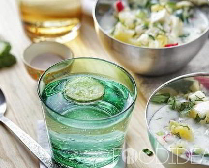 Окрошка на минералке