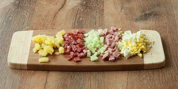 окрошка на сметане и минеральной воде