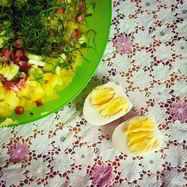 Рецепт Окрошки на сыворотке