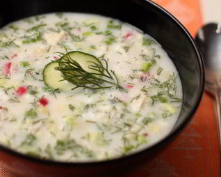 Окрошка на тане