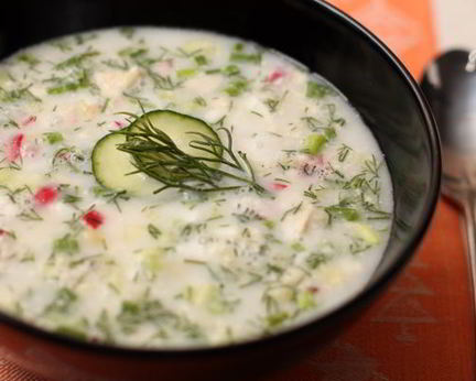 Окрошка на тане