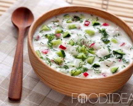 Окрошка на уксусе