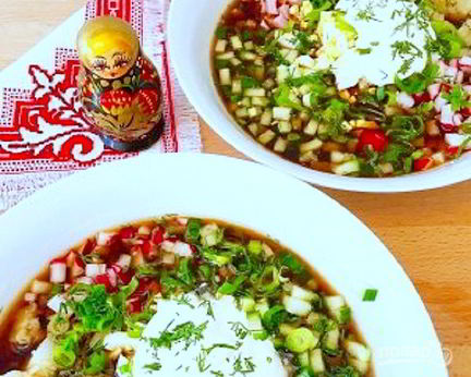 Окрошка с квасом