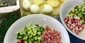 окрошка с квасом