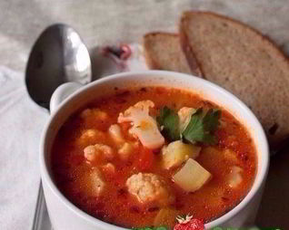 Быстрый овощной суп