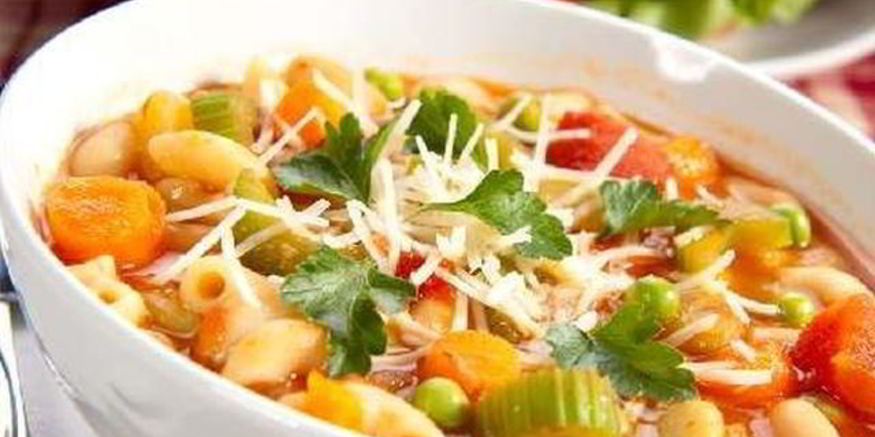 Рецепт летнего овощной суп в итальянском стиле