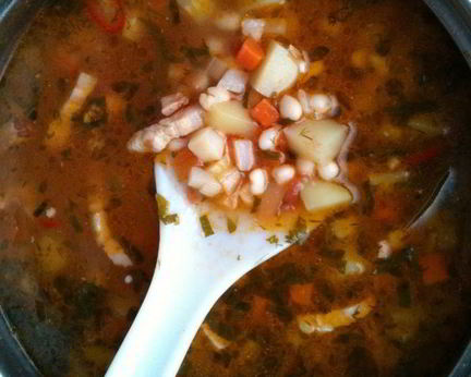 Минестроне в мультиварке