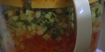 овощной итальянский суп с песто
