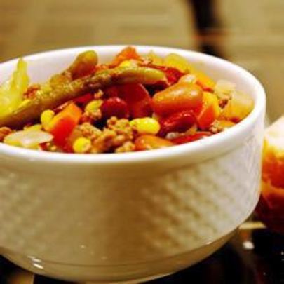 Овощной суп с фасолью по-итальянски