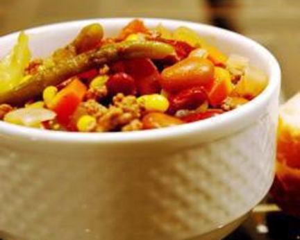 Овощной суп с фасолью по-итальянски