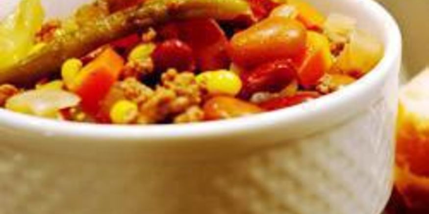 Рецепт овощного супа с фасолью по-итальянски