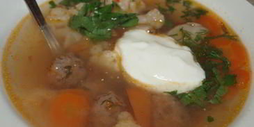 овощной суп с фрикадельками диетический