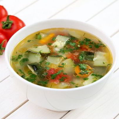 Овощной суп с кабачком