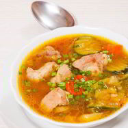 Рецепт Овощного супа с лососем