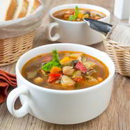 Рецепт Овощного супа с нутом и лимоном