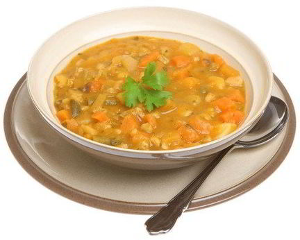 Овощной суп с орегано