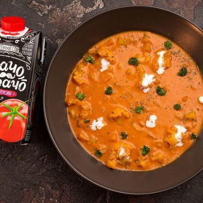 Овощной суп с томатом