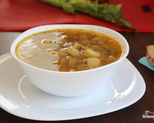 Постный овощной суп