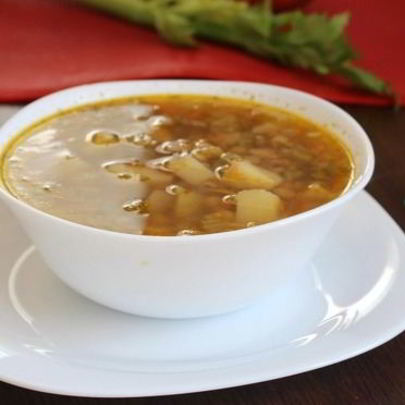 Постный овощной суп