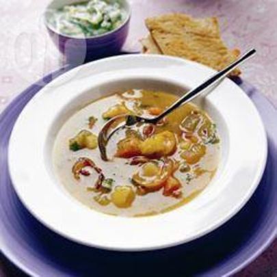 Пряный овощной суп Маллигатони