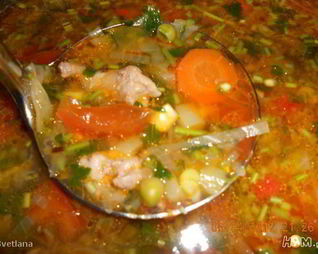 Суп овощной по-испански