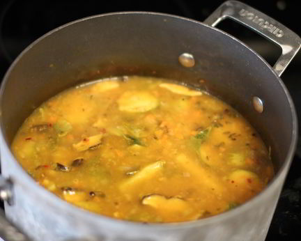 Суп овощной с брюссельской капустой